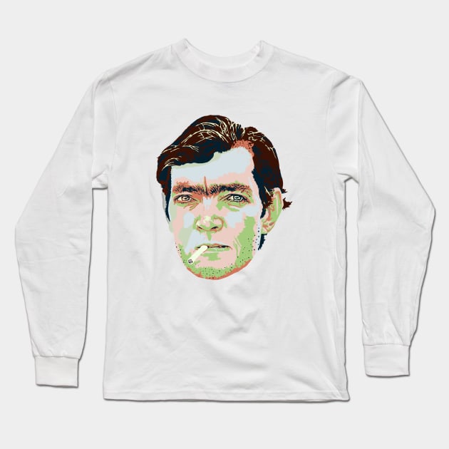 Julio Cortázar Long Sleeve T-Shirt by TropicalHuman